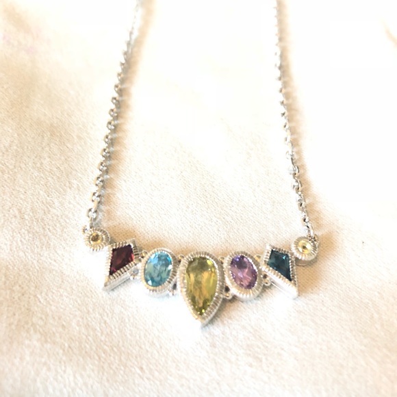 Judith Ripka sterling silver necklace - Picture 8 of 8